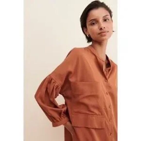 Anthropologie Eve Gravel Eastwood Shirtdress size large